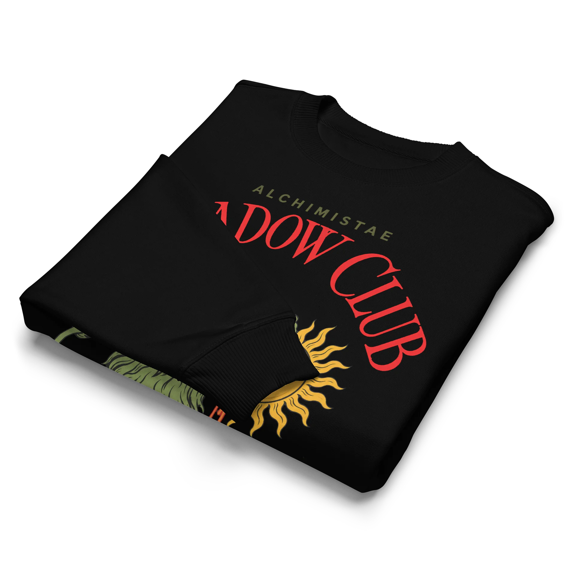 SWEATSHIRT Unisex Oversize Coton Bio Poids Lourd - LION ALCHIMIQUE product image (9)