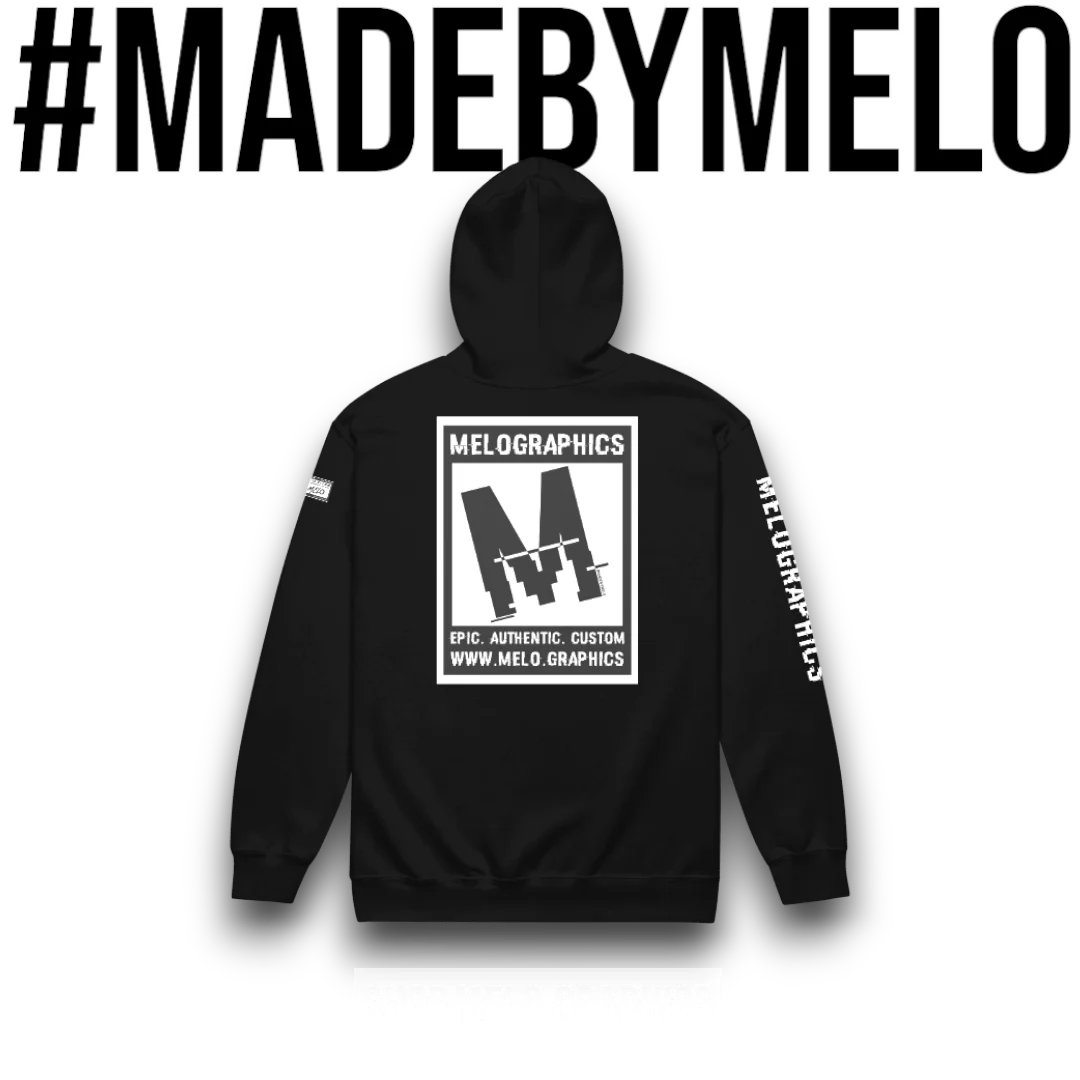 MELOGRAPHICS - Classic Zip Hoodie | #MadeByMELO product image (9)