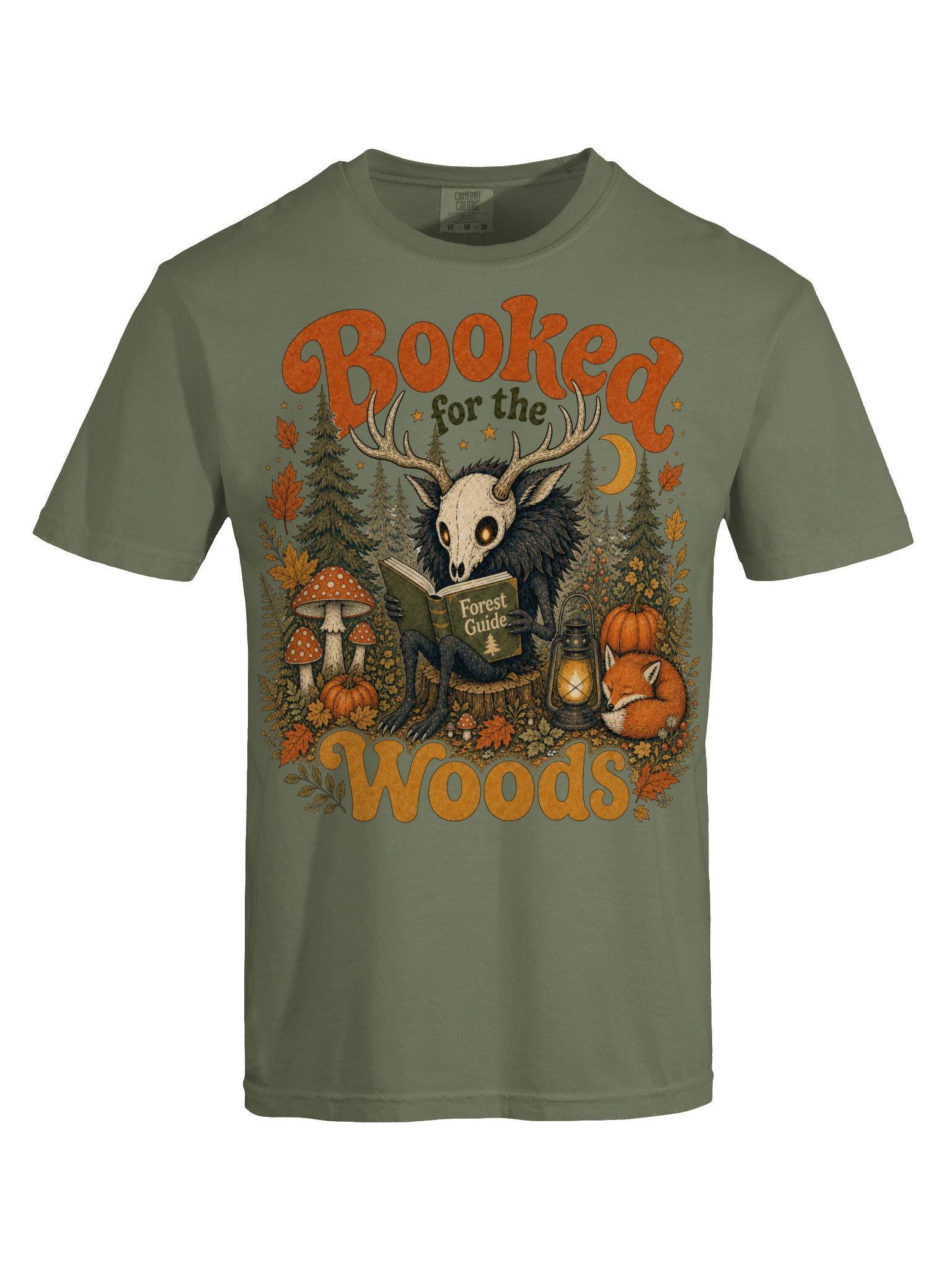 Booked for the Woods Halloween Tee product image (99)