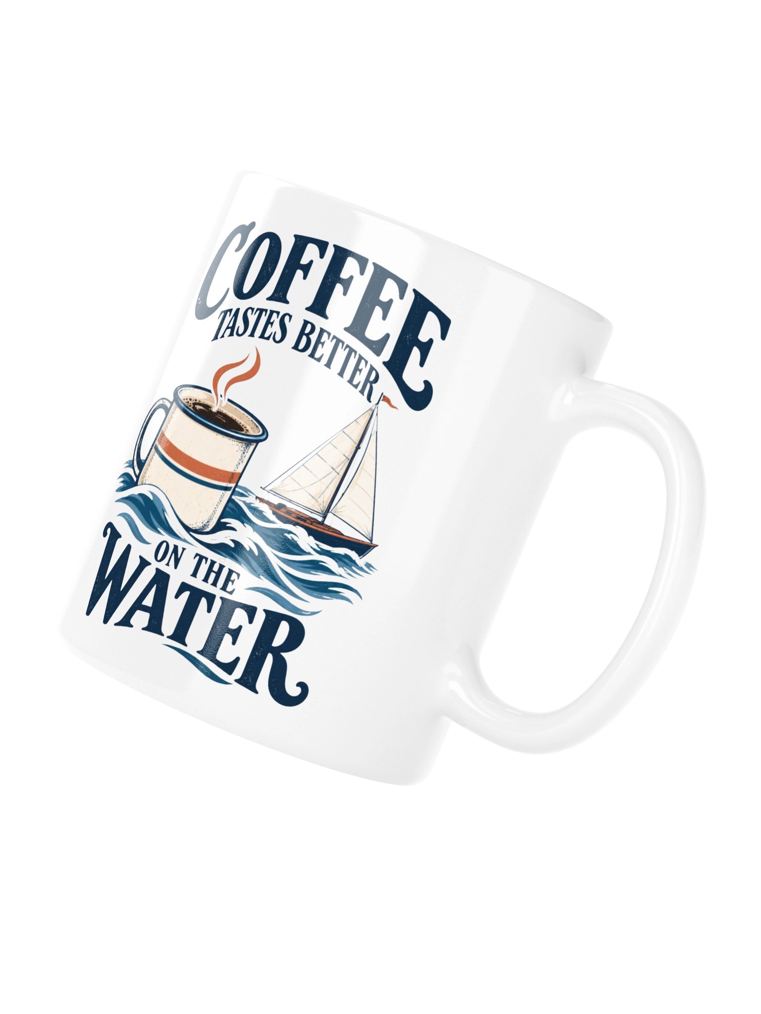 Coffee Tastes Better on the Water Mug product image (4)