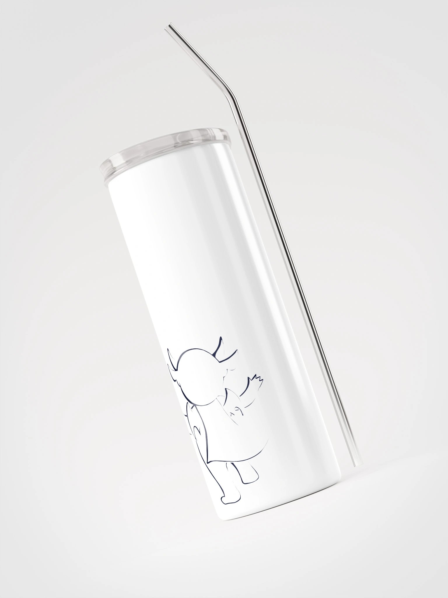Cryptid On Your Corner Stainless Steel Tumbler (Light Mode) product image (3)