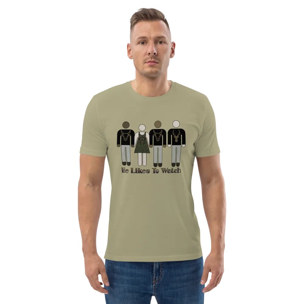 He likes to watch hotwife stag shirt product image (2)