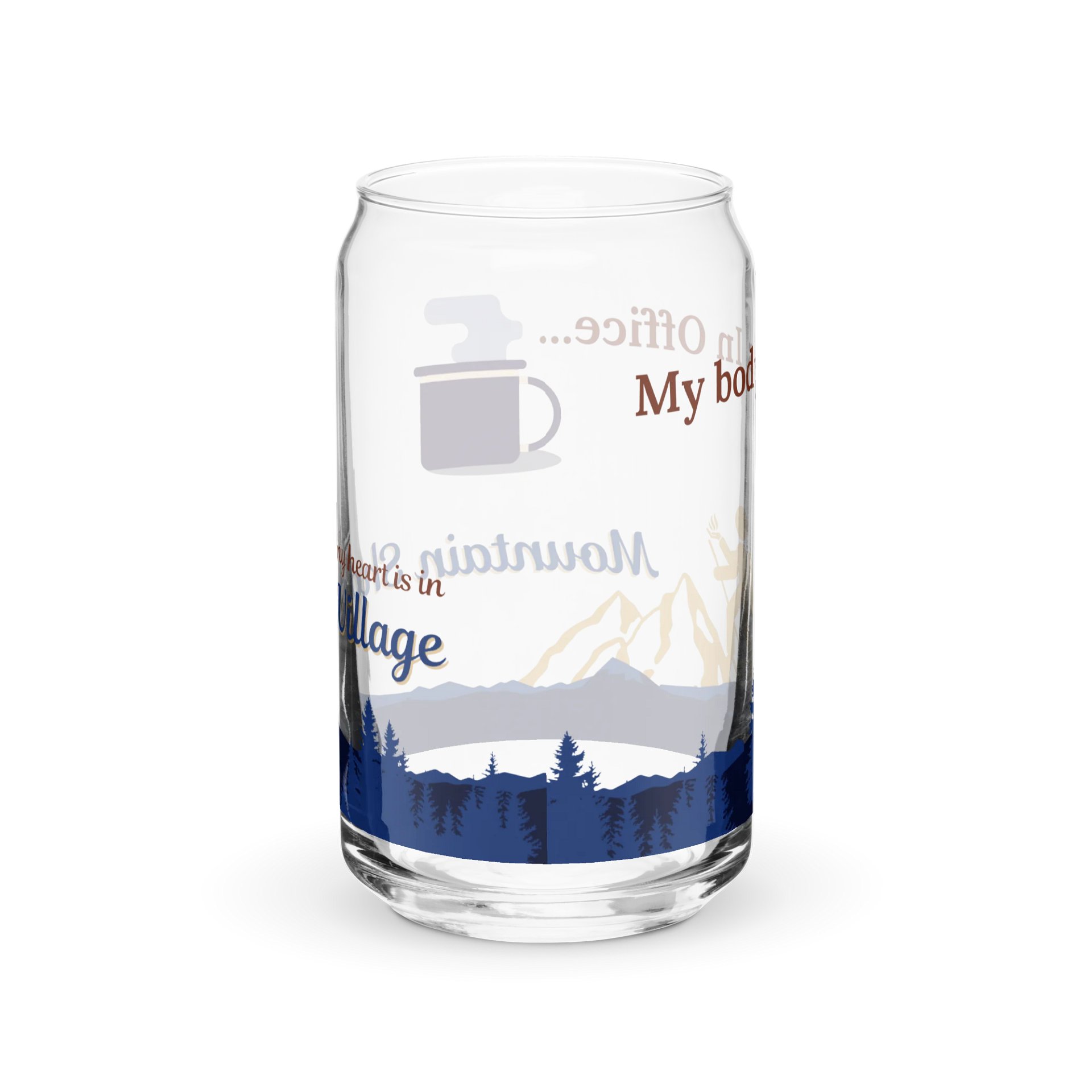My Body is In Office Can Shaped Glass product image (6)