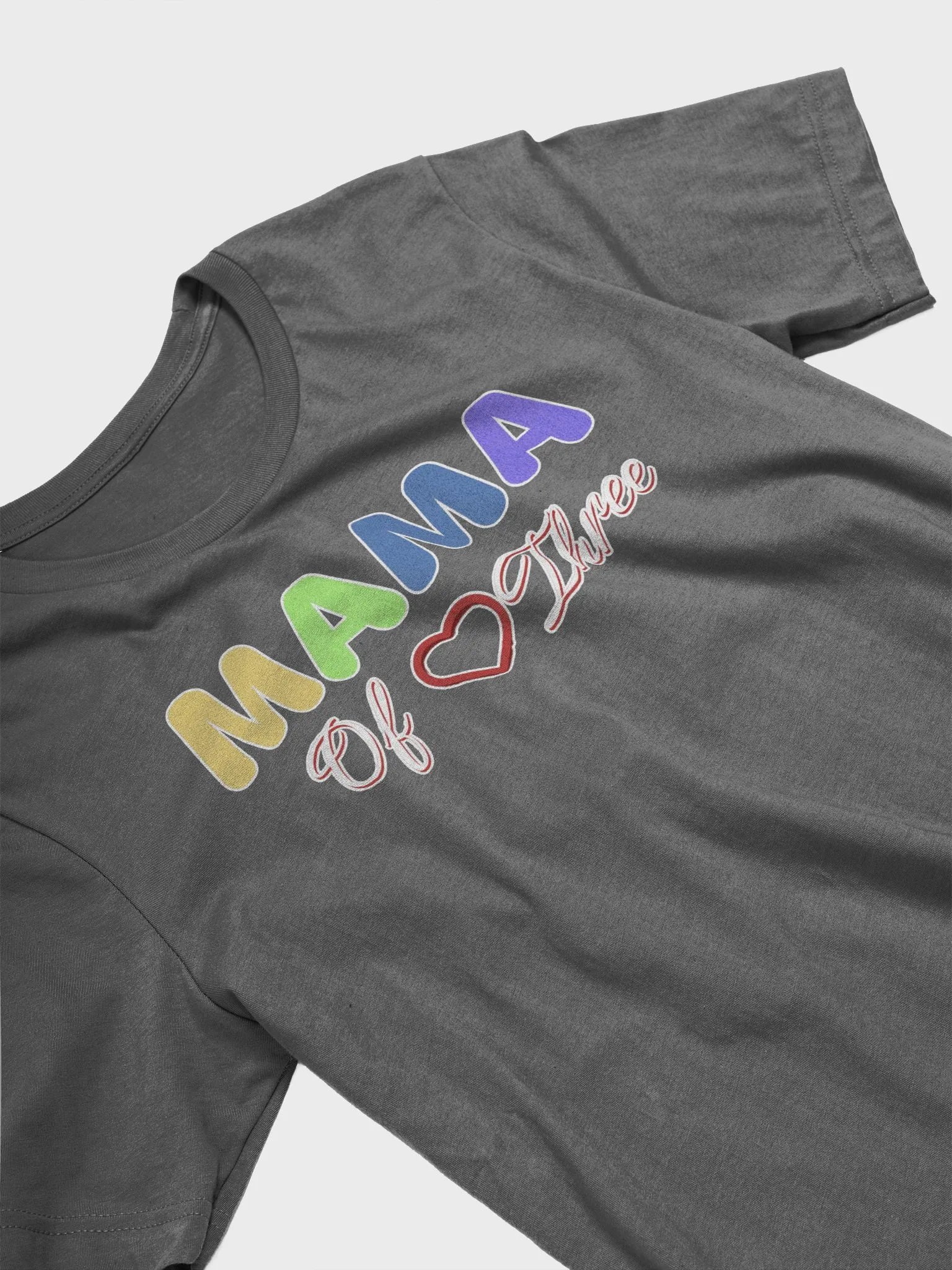 Mama of Three - Loving Family Design T-shirt product image (55)