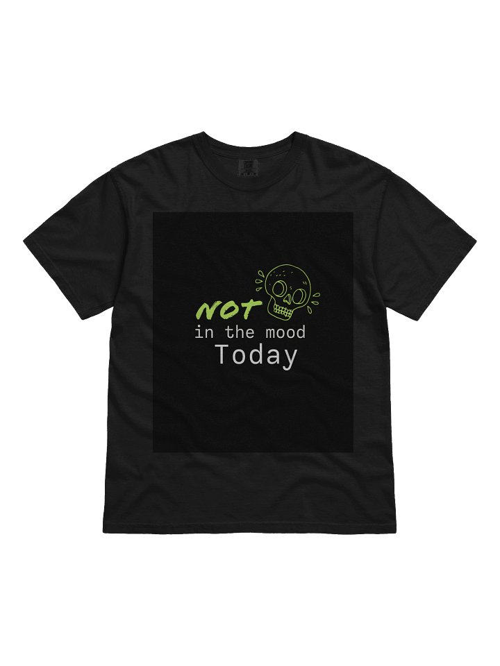 Not in the Mood — Neon Skull Tee product image (1)