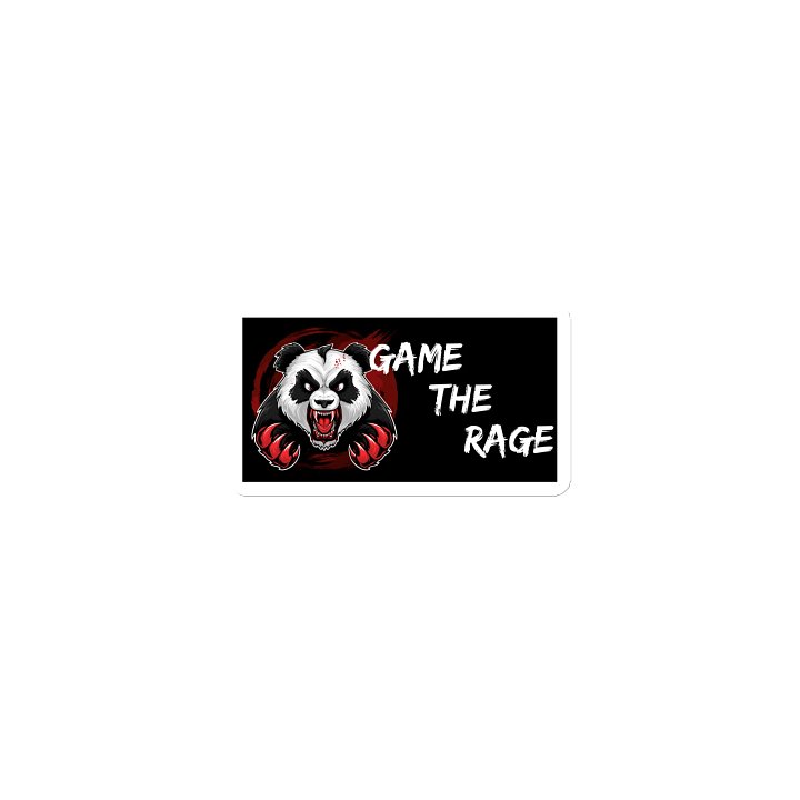 "Game The Rage" Die-Cut Magnet product image (1)