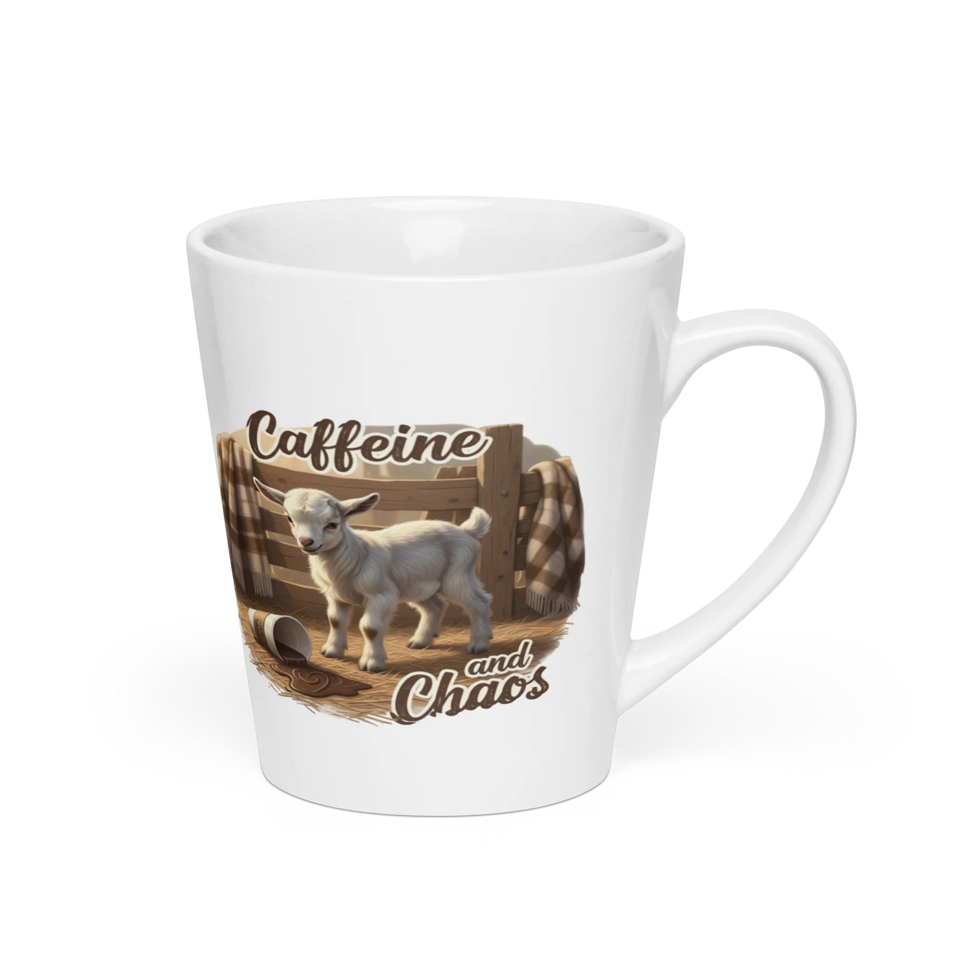 Caffeine and Chaos Latte Mug product image (3)