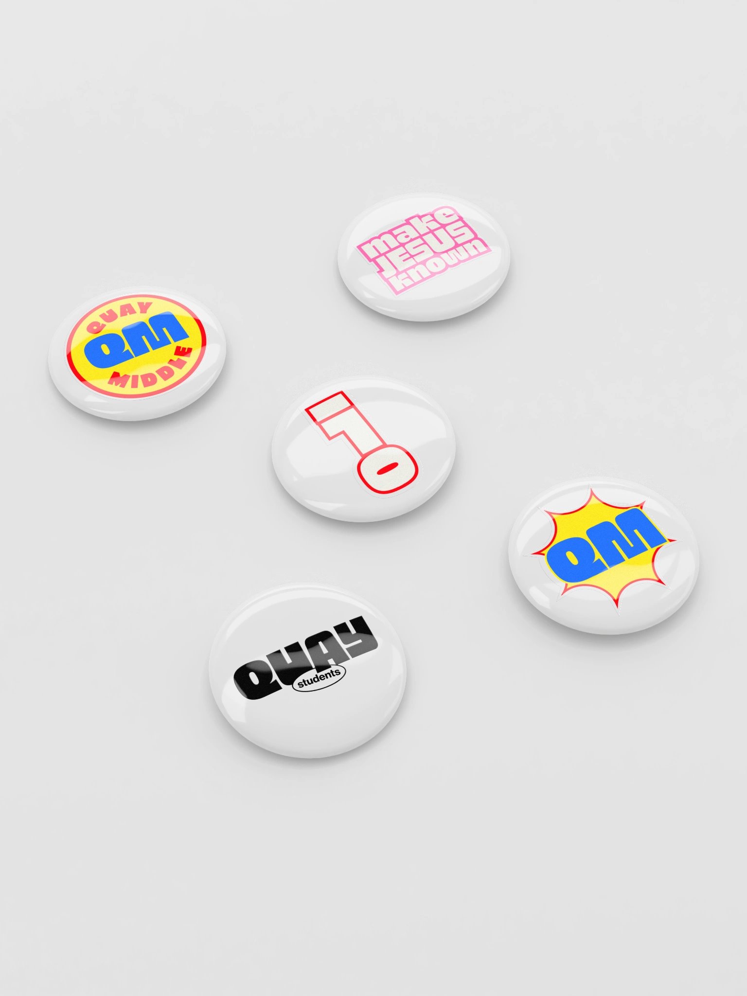 quay students MS button pin pack product image (2)