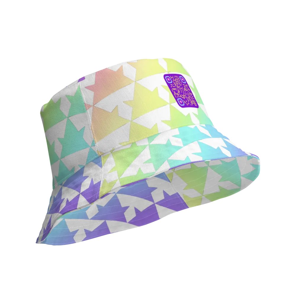 Rainbow Reversible Bucket Hat product image (3)