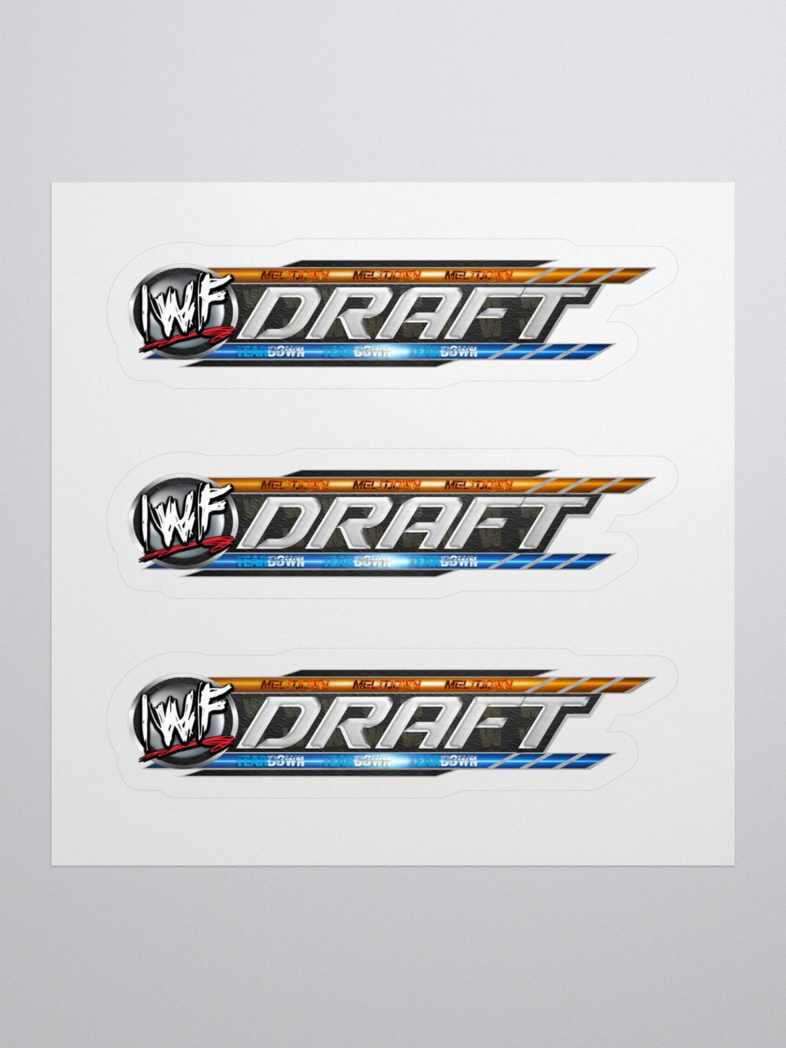 IWF: DRAFT Sticker Sheet product image (1)