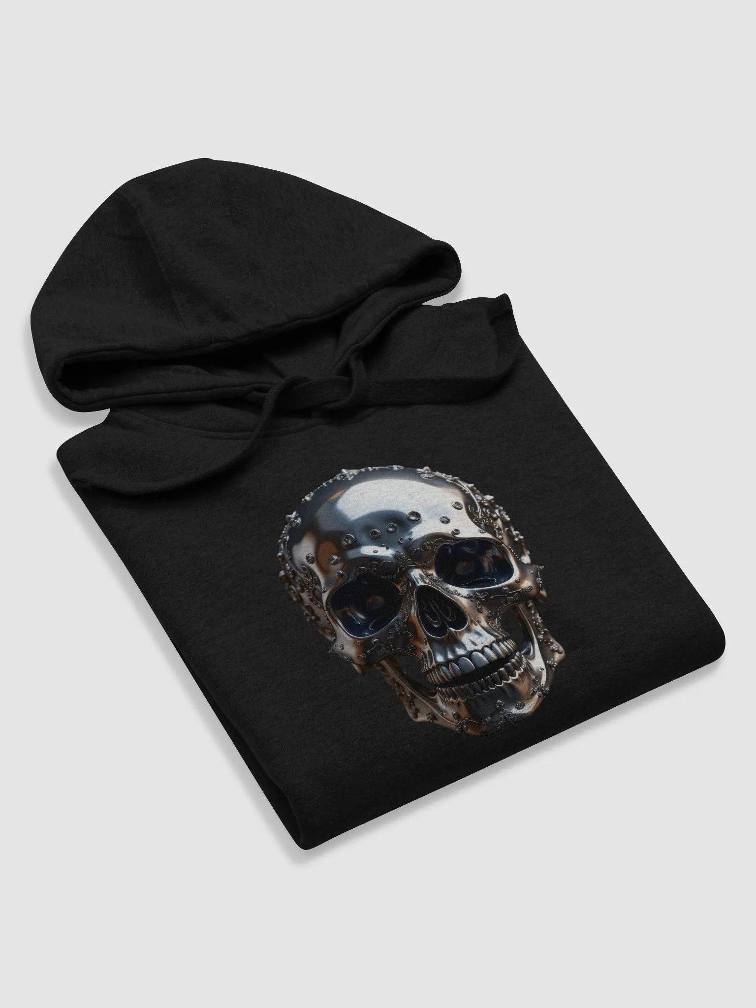 Ornate Skull Jeweled Hoodie product image (6)