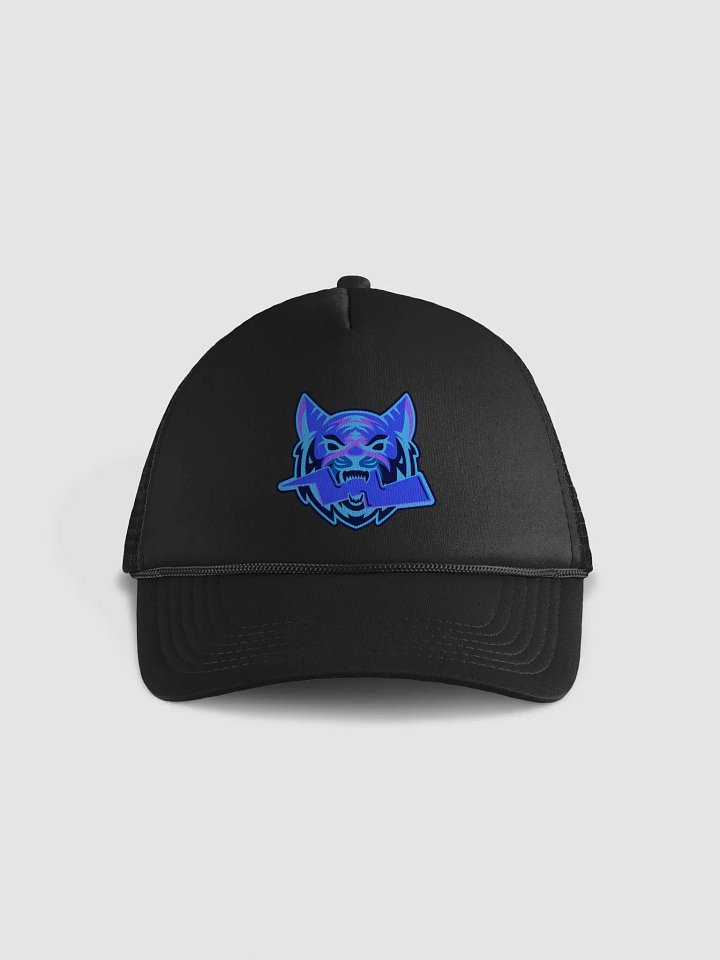 Blue Thunders Neon Emblem Trucker Hat product image (1)