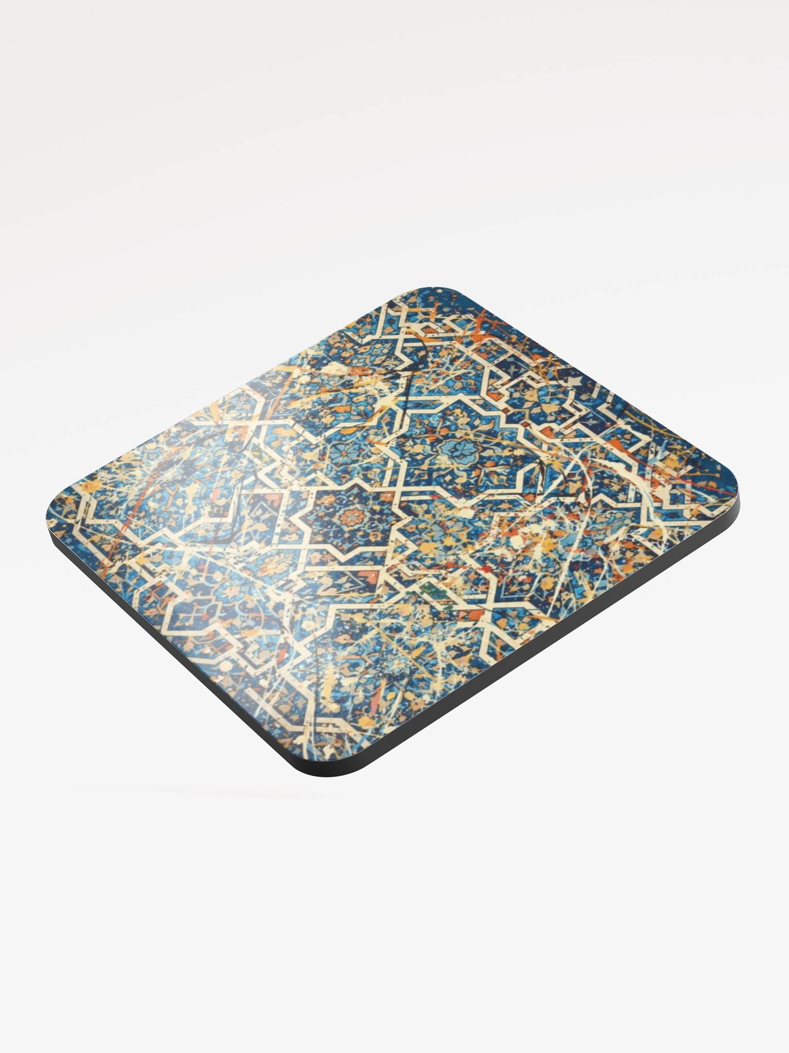 Geometric Splatter Cork Coaster product image (3)