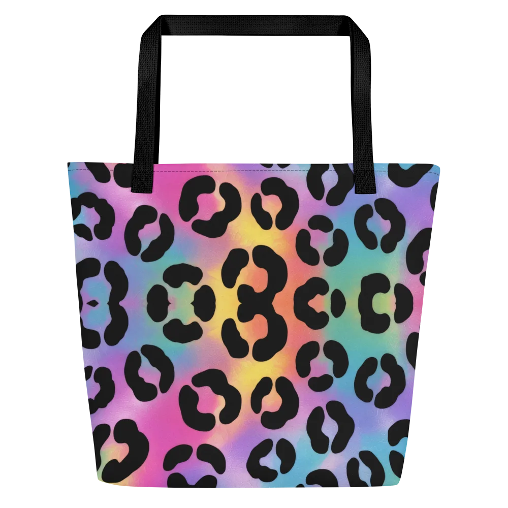 Rainbow Wild Print Tote Bag product image (3)