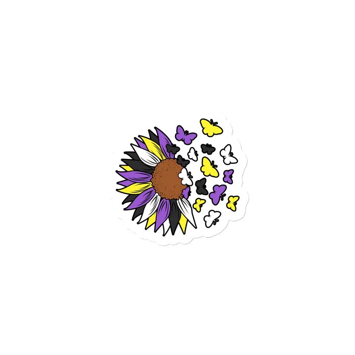 Non binary Sunflower Magnet product image (1)