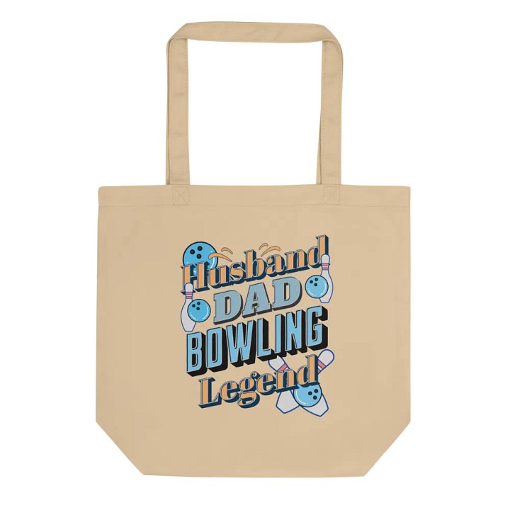 Husband Dad Bowling Legend Tote Bag product image (1)