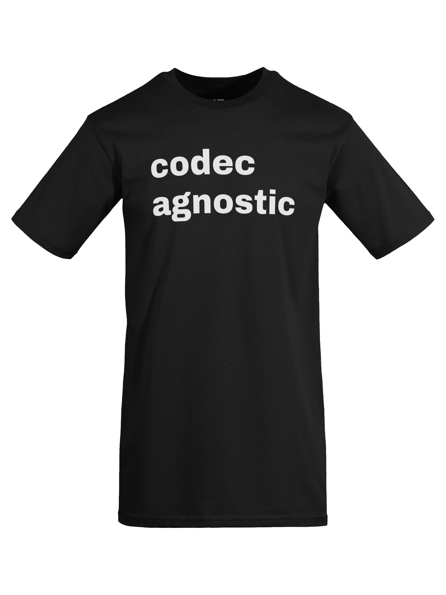 Codec Agnostic | White Graphic Front product image (9)