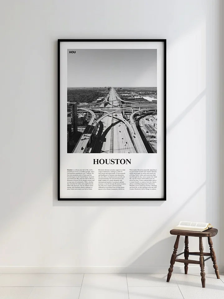 Houston 02 Newspaper Poster product image (2)