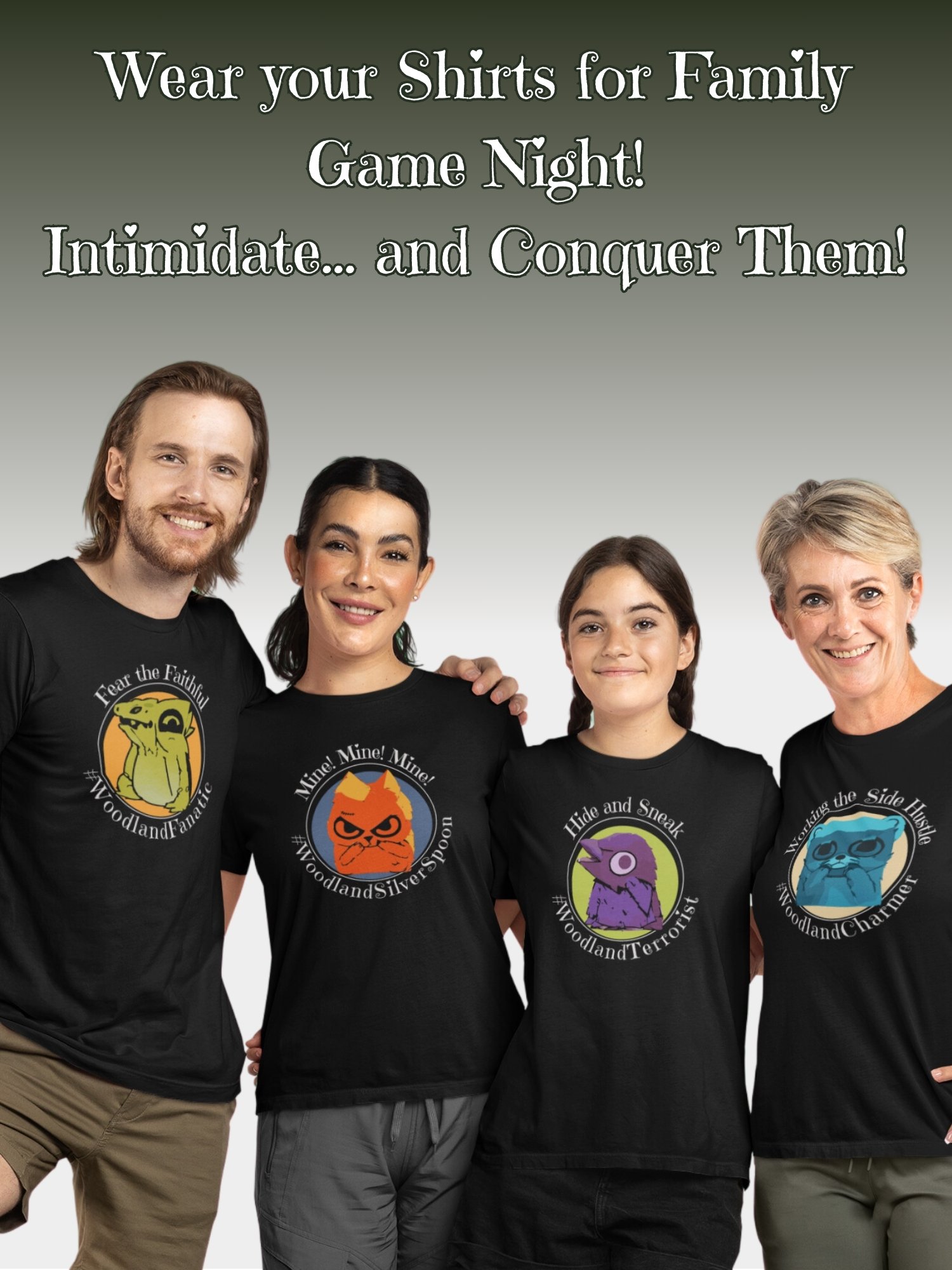 Root Riverfolk Company Shirt for Board Gamers, Working the Side Hustle Woodland Charmer *unofficial product image (4)