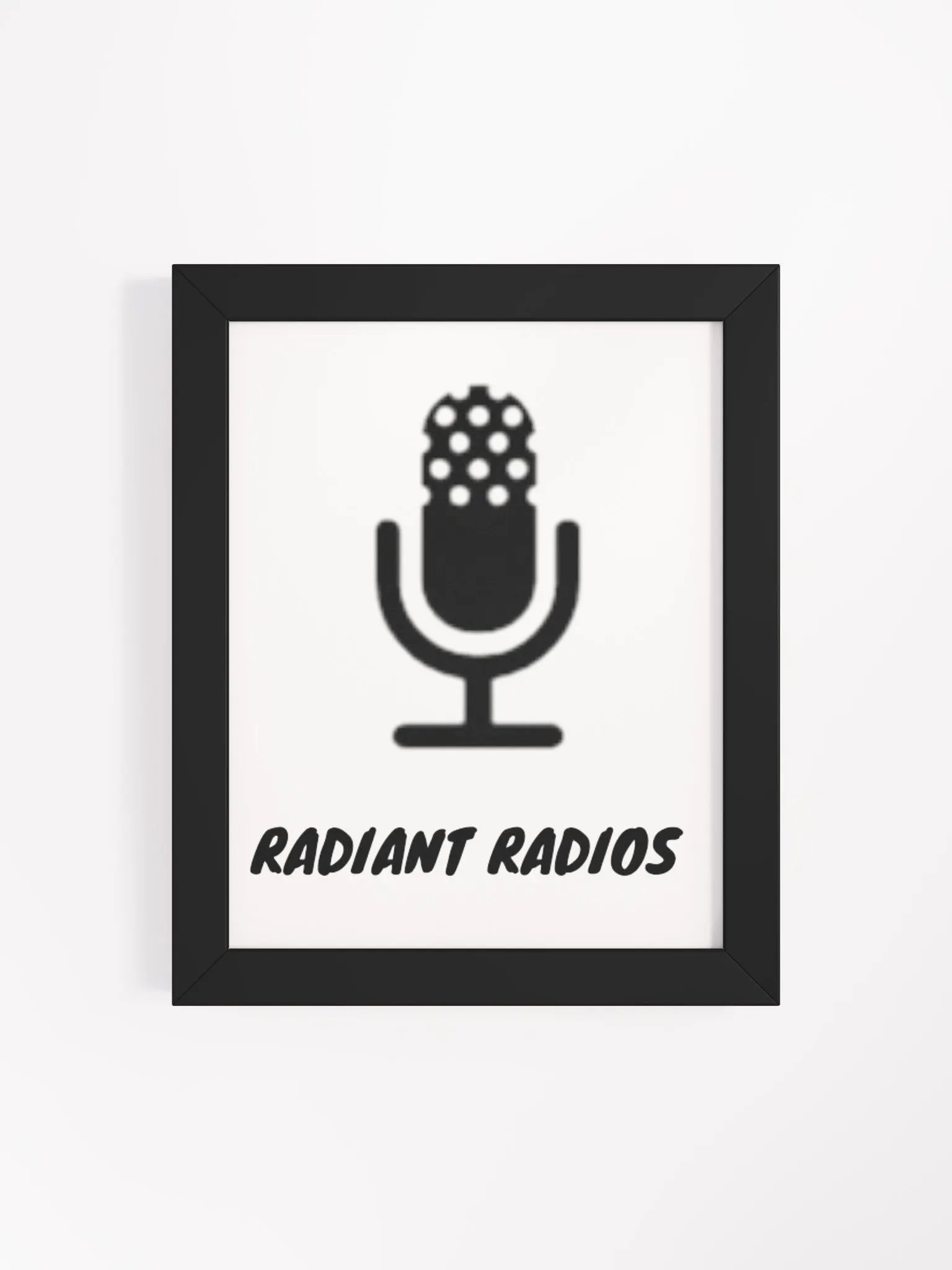 Rdiant Radios Wood Framed Matte Poster product image (41)