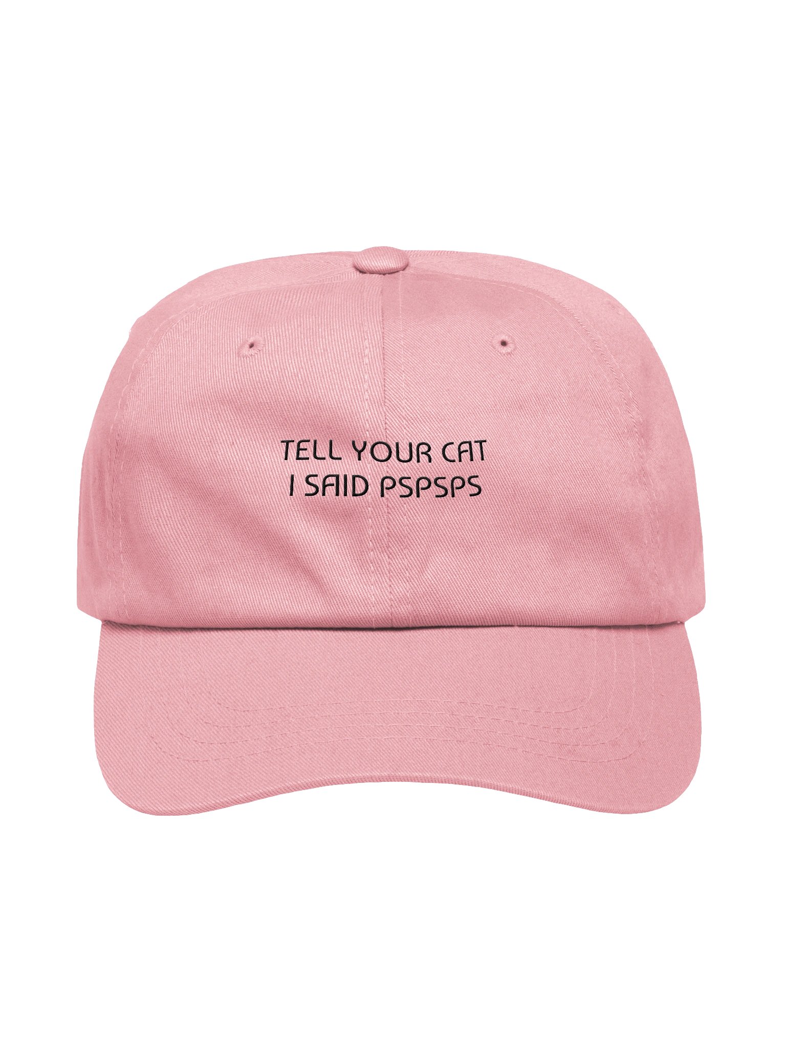 Tell Your Cat Dad Hat (Black Embroidery) product image (5)