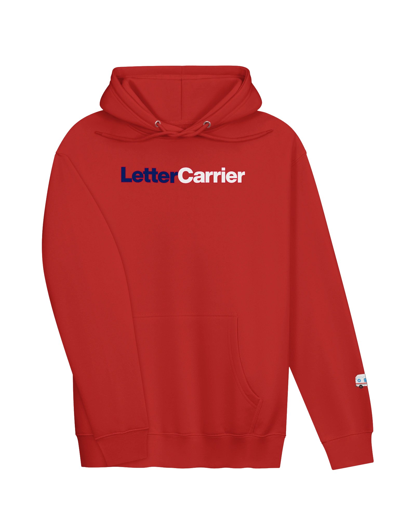 The "Letter Carrier" LLV Hoodie (RED) product image (3)