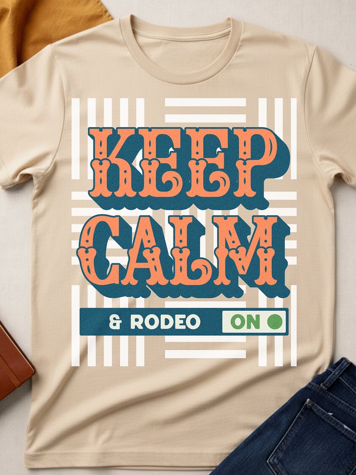 Keep Calm & Rodeo On product image (1)