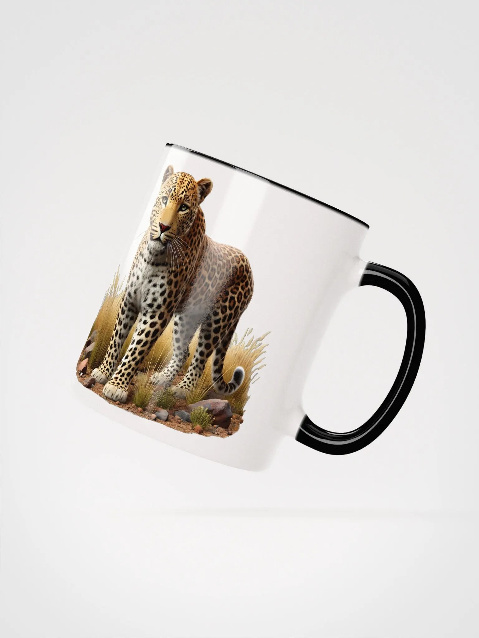 Leopard Gaze Ceramic Mug. product image (3)