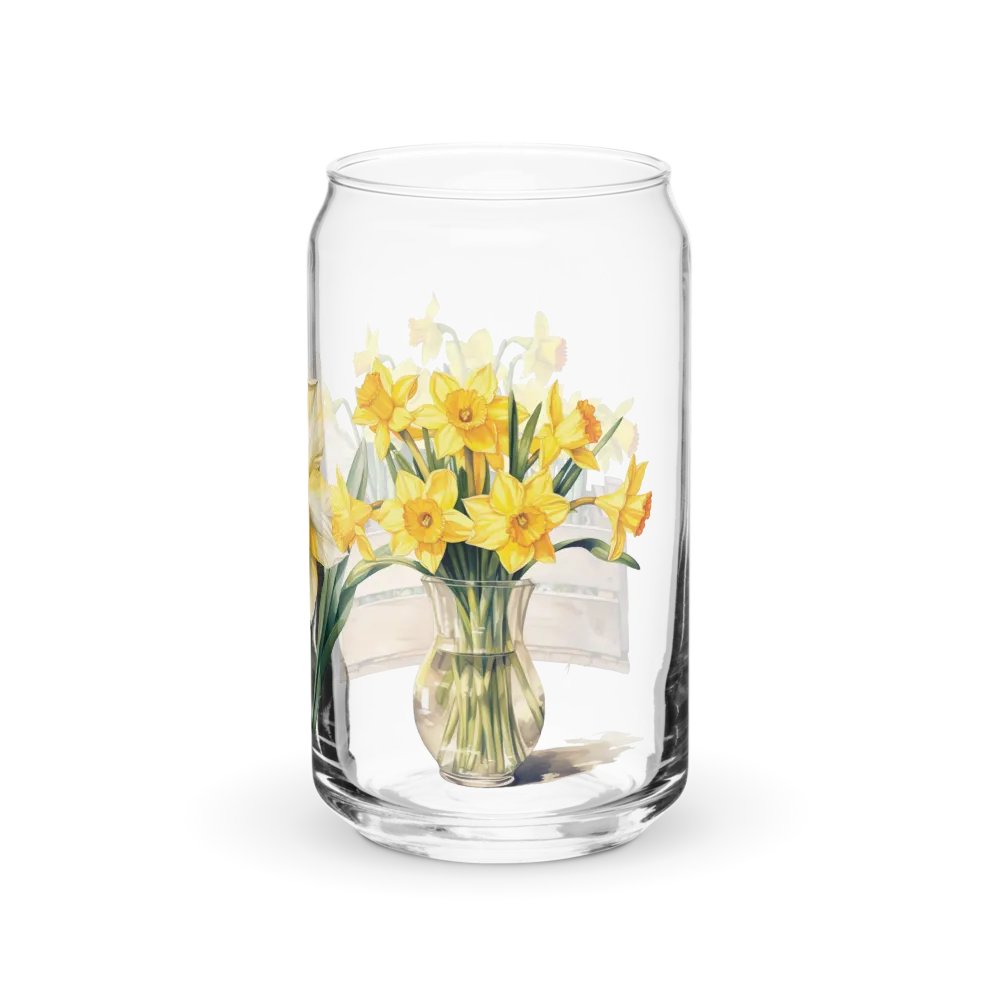 Daffodil Delight Glass Can Sipper product image (3)