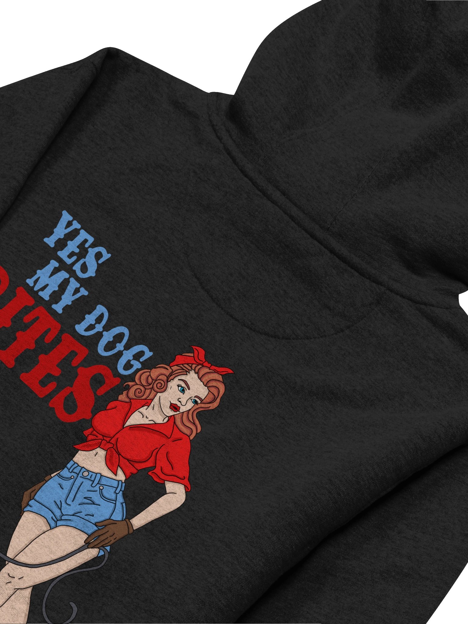 Yes My Dog Bites - Pinup Handler Hoodie product image (4)