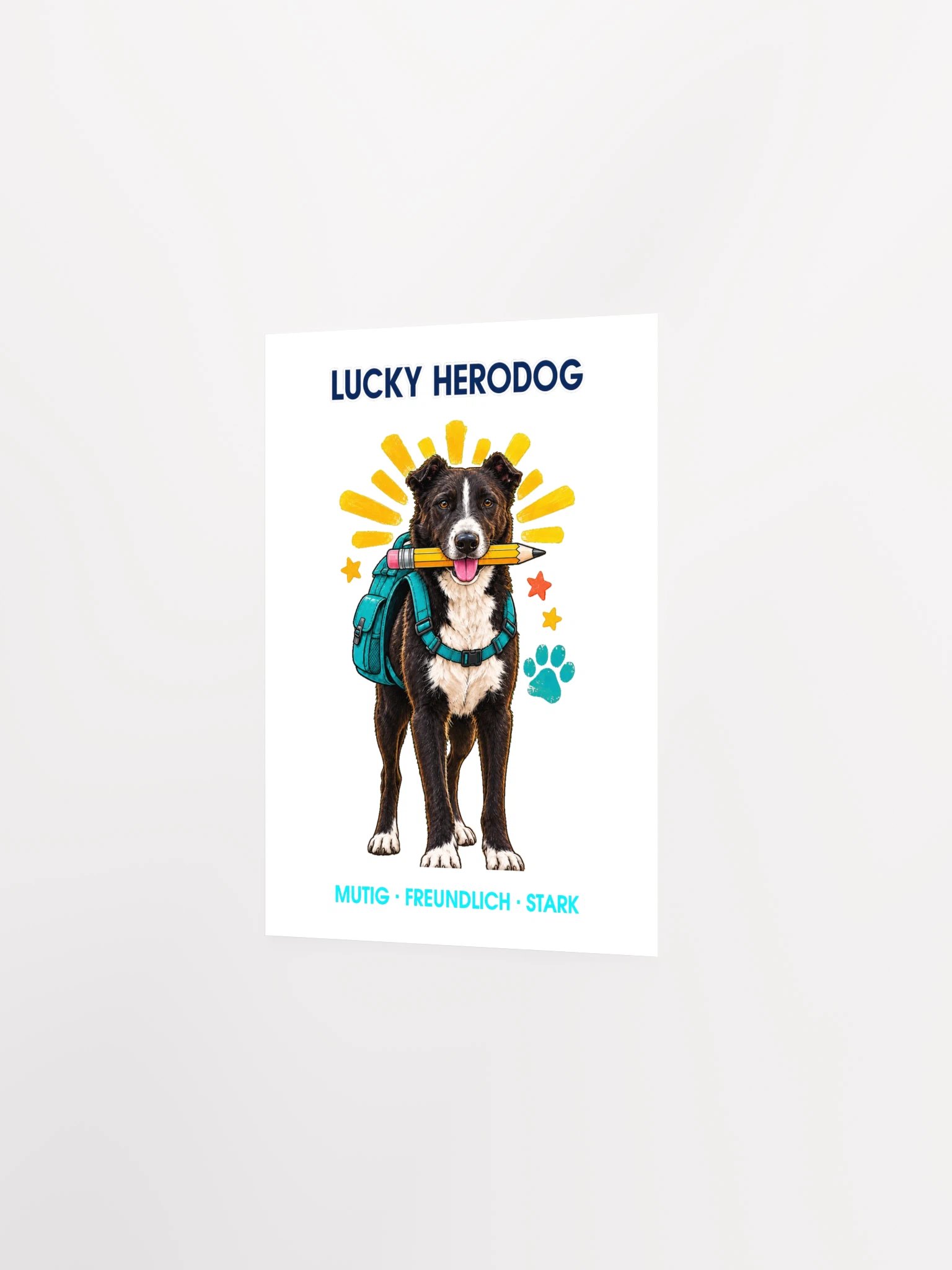 DogKids Schulanfänger Poster – Lucky HeroDog product image (84)