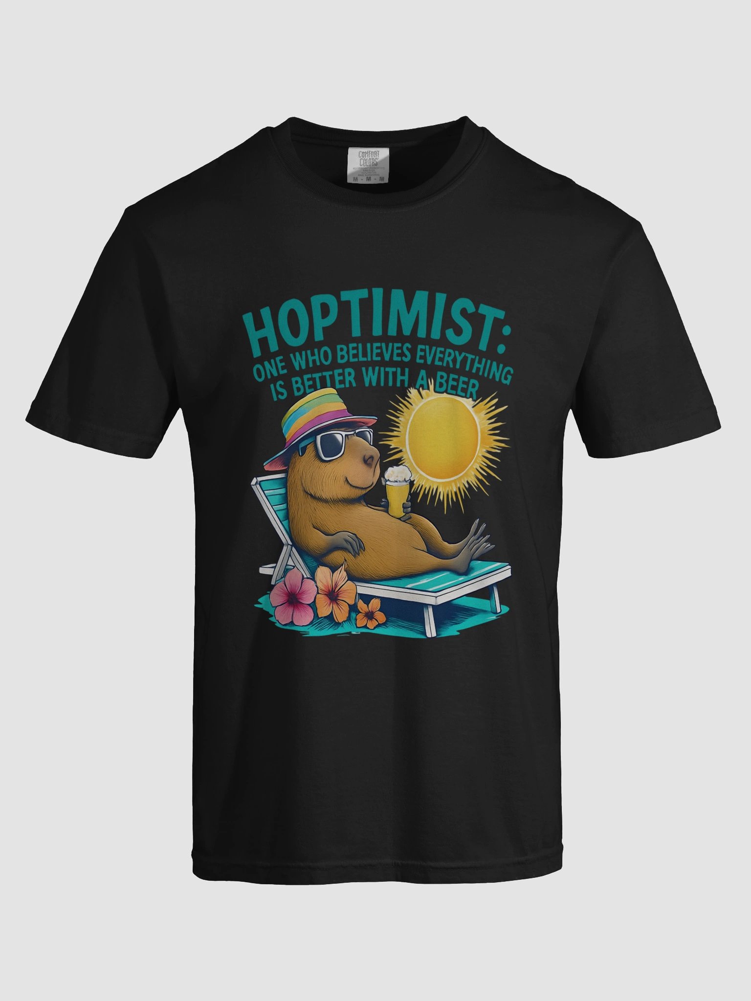 Hoptimist Tee – Good Vibes, Great Hops product image (5)