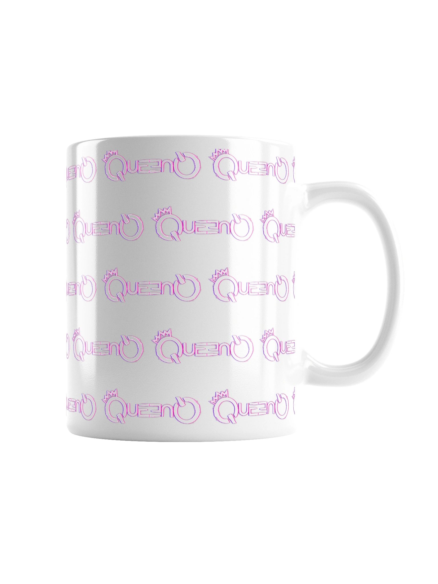 Q White Neon Pattern Mug product image (3)