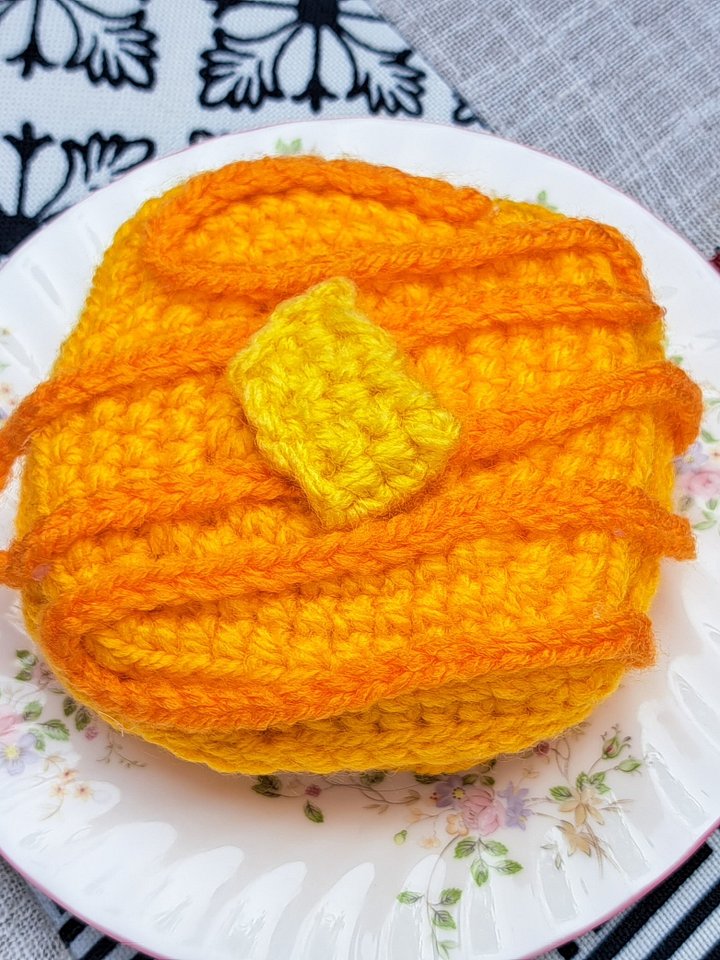 鉤針編織 PDF 圖解 — 港式西多士公仔 Crochet Pattern in PDF - Hong Kong styled French Toast product image (2)