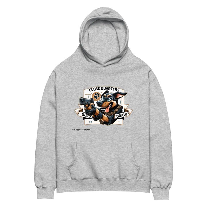 Premium Oversized Hoodie – Close Quarters, Quick Draw product image (8)