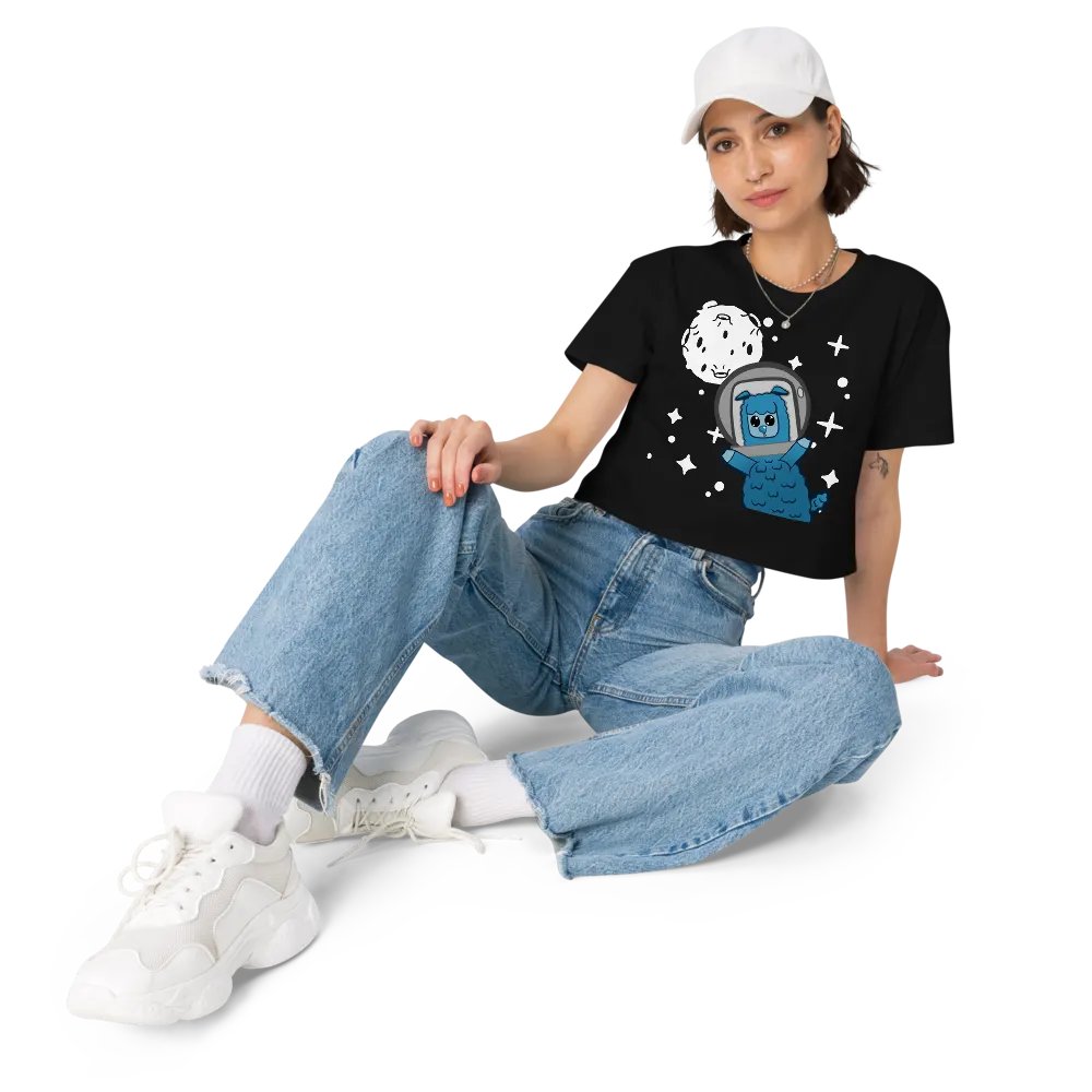 Llamanaut Crop Top product image (11)