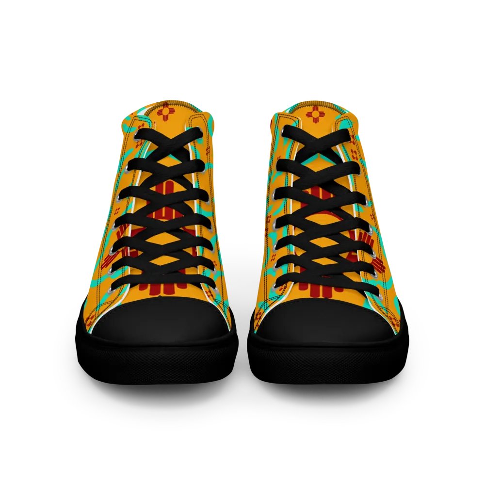 Zia Turquoise Feather High Tops product image (11)