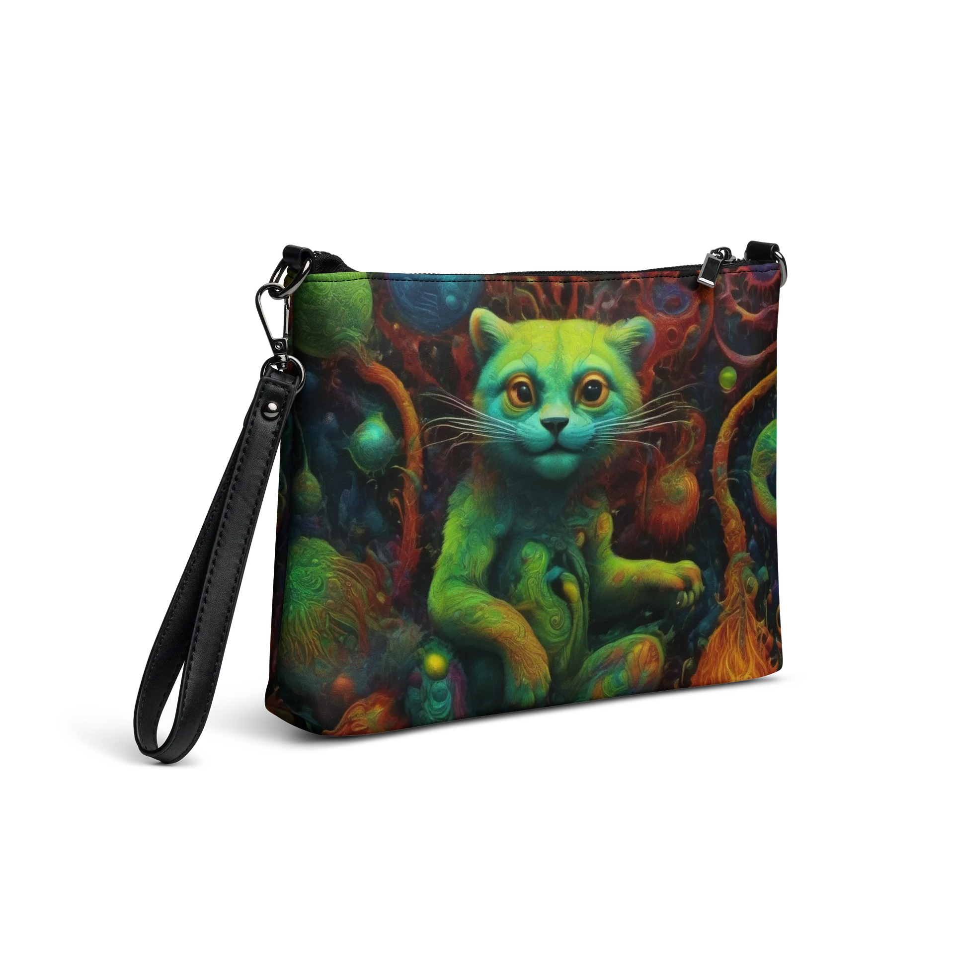 Dreamscape Cat All-Over Crossbody product image (5)