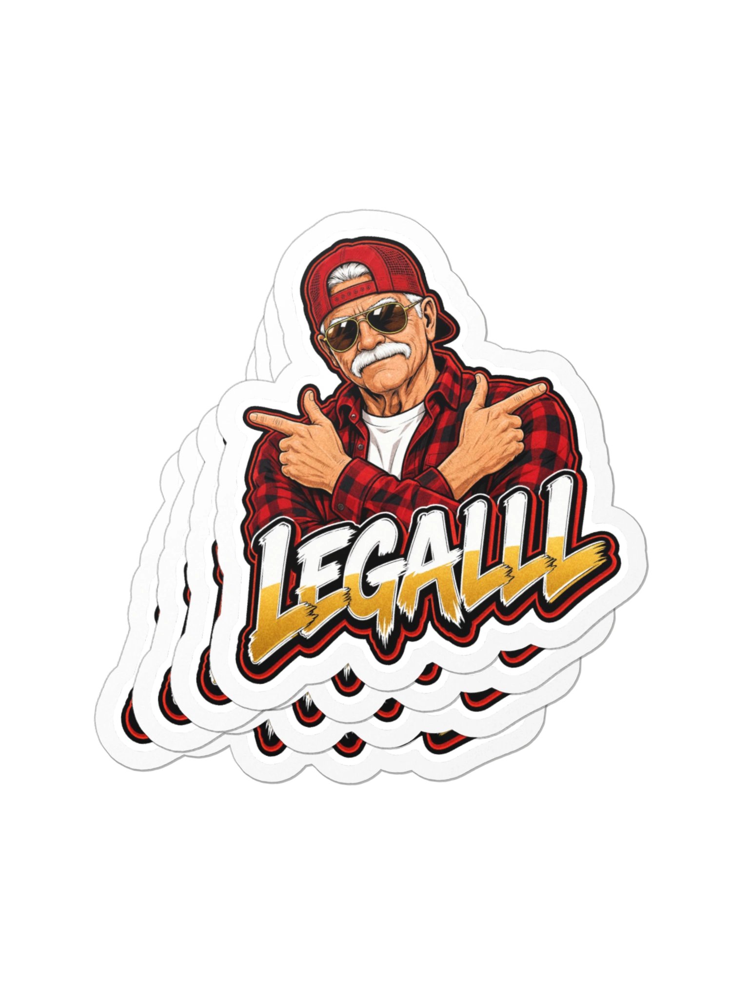 LEGALLL Sticker (Finger Guns) product image (2)