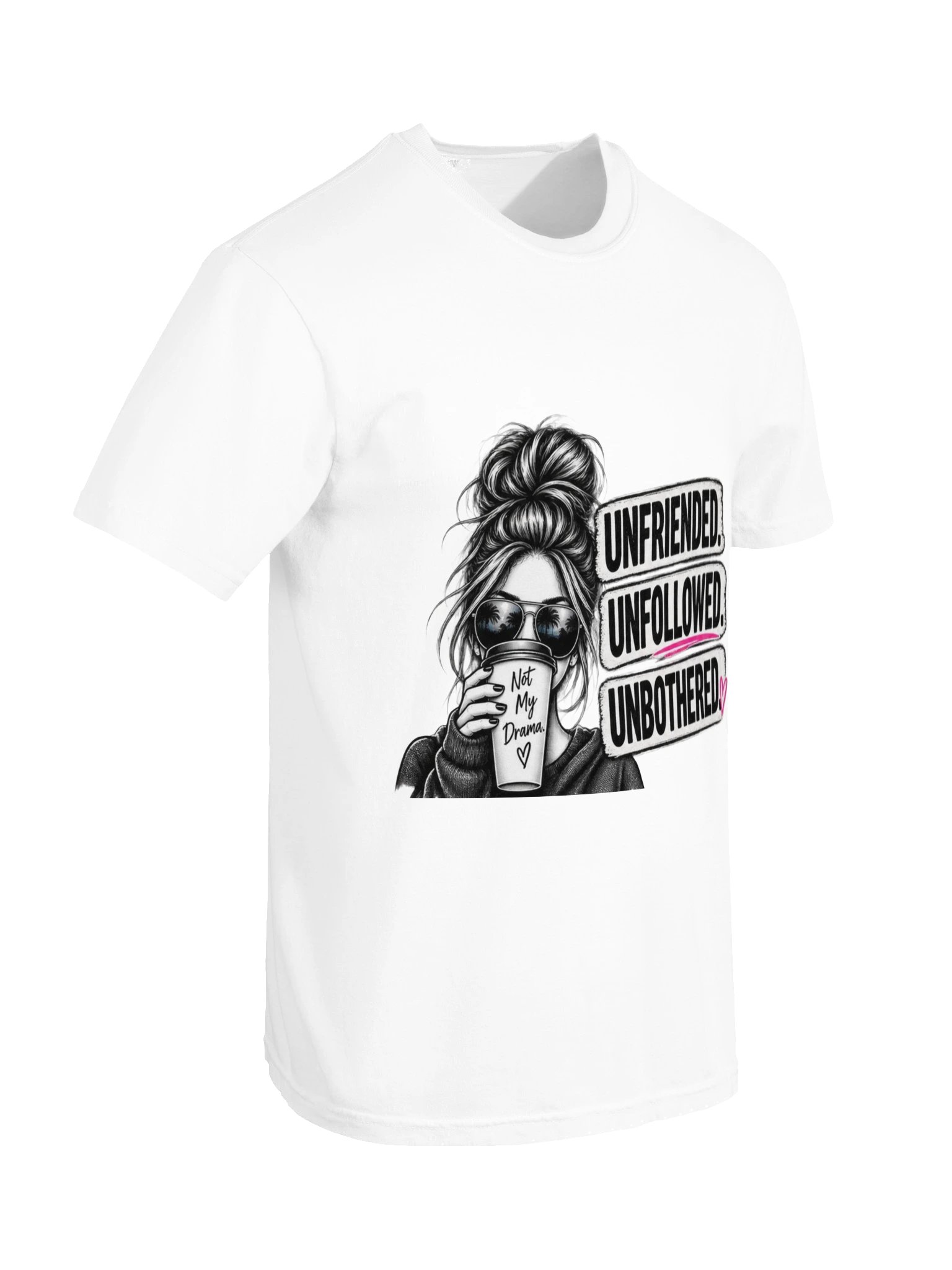 Unfriended Unfollowed Unbothered — Comfort Colors Tee product image (26)