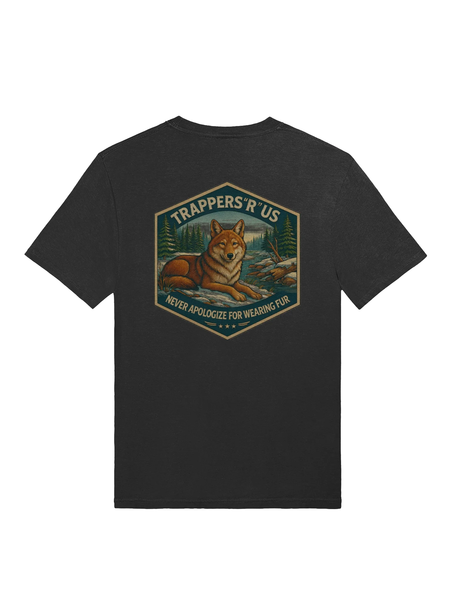Never Apologize Pocket Tee - Dark product image (6)