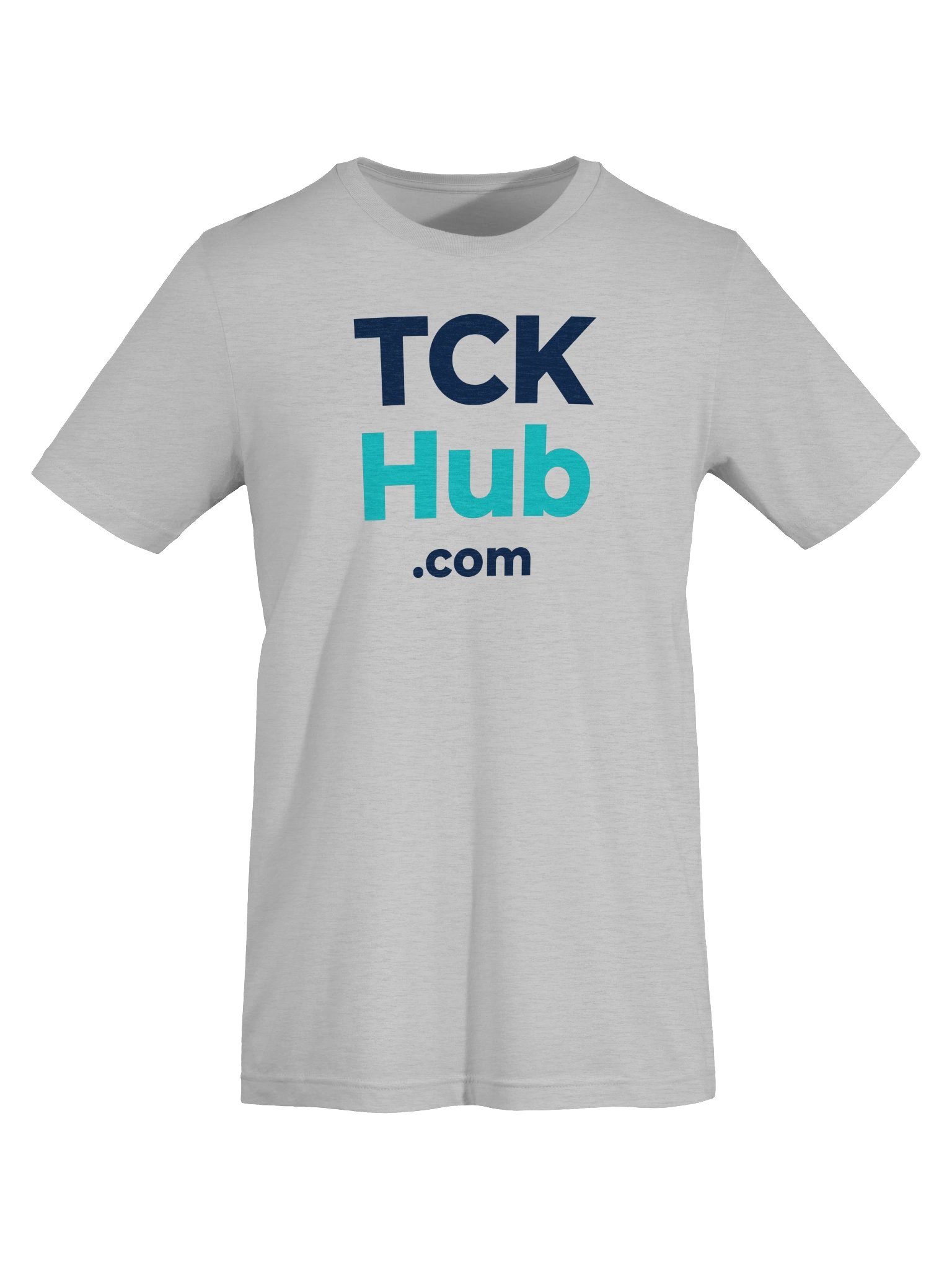 TCK Hub Stacked Logo Tee, Center Chest (Navy Print) product image (15)