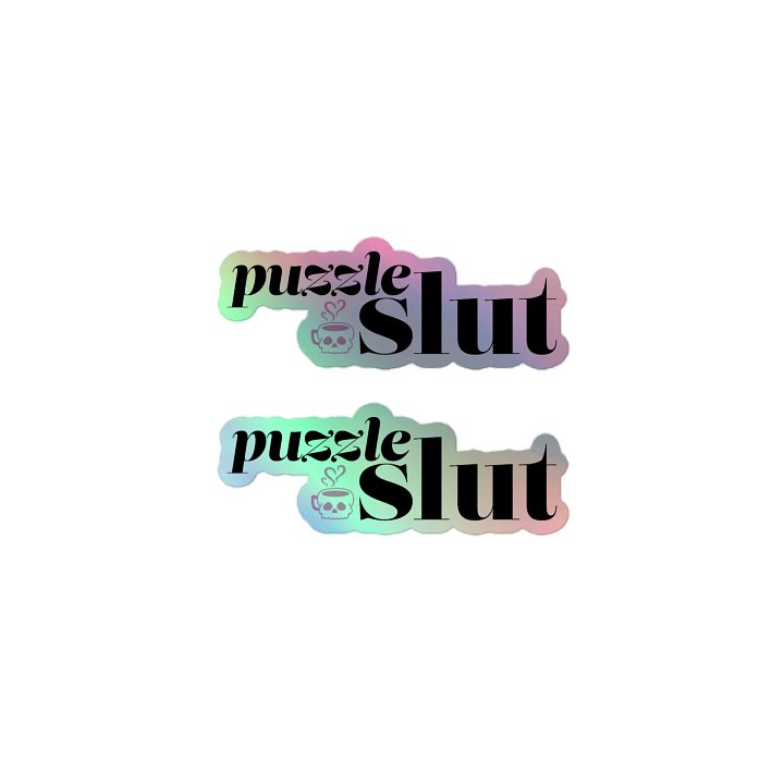 Two for one puzzle slut stickers product image (1)