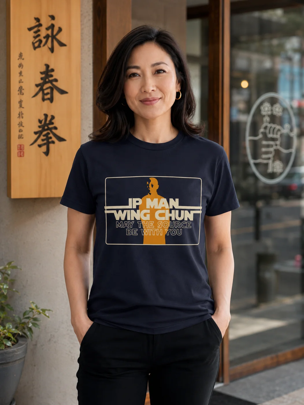 May the Source Be With You - Navy/Burnt Orange product image (3)