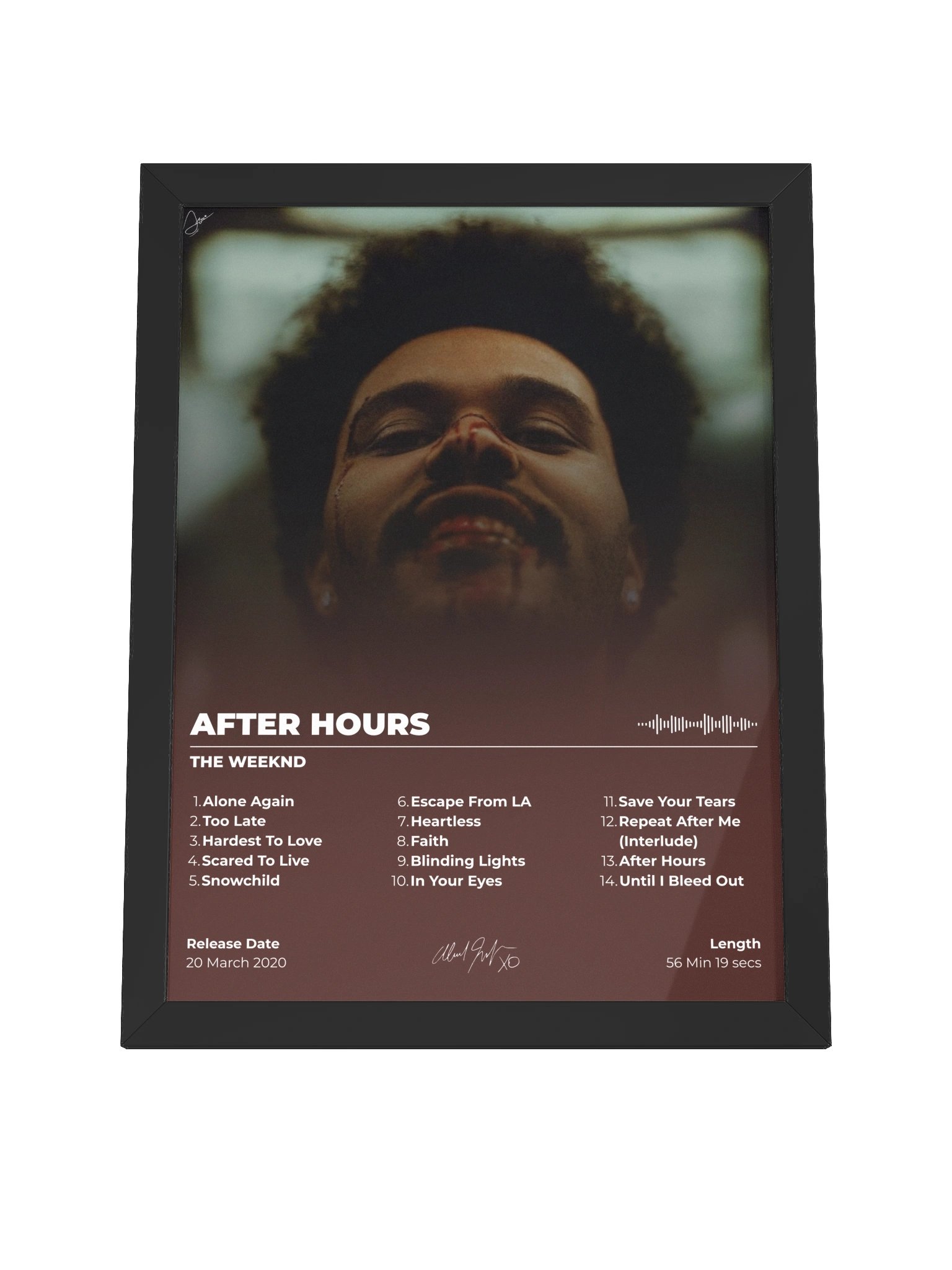 The Weeknd After Hours Framed Poster product image (7)