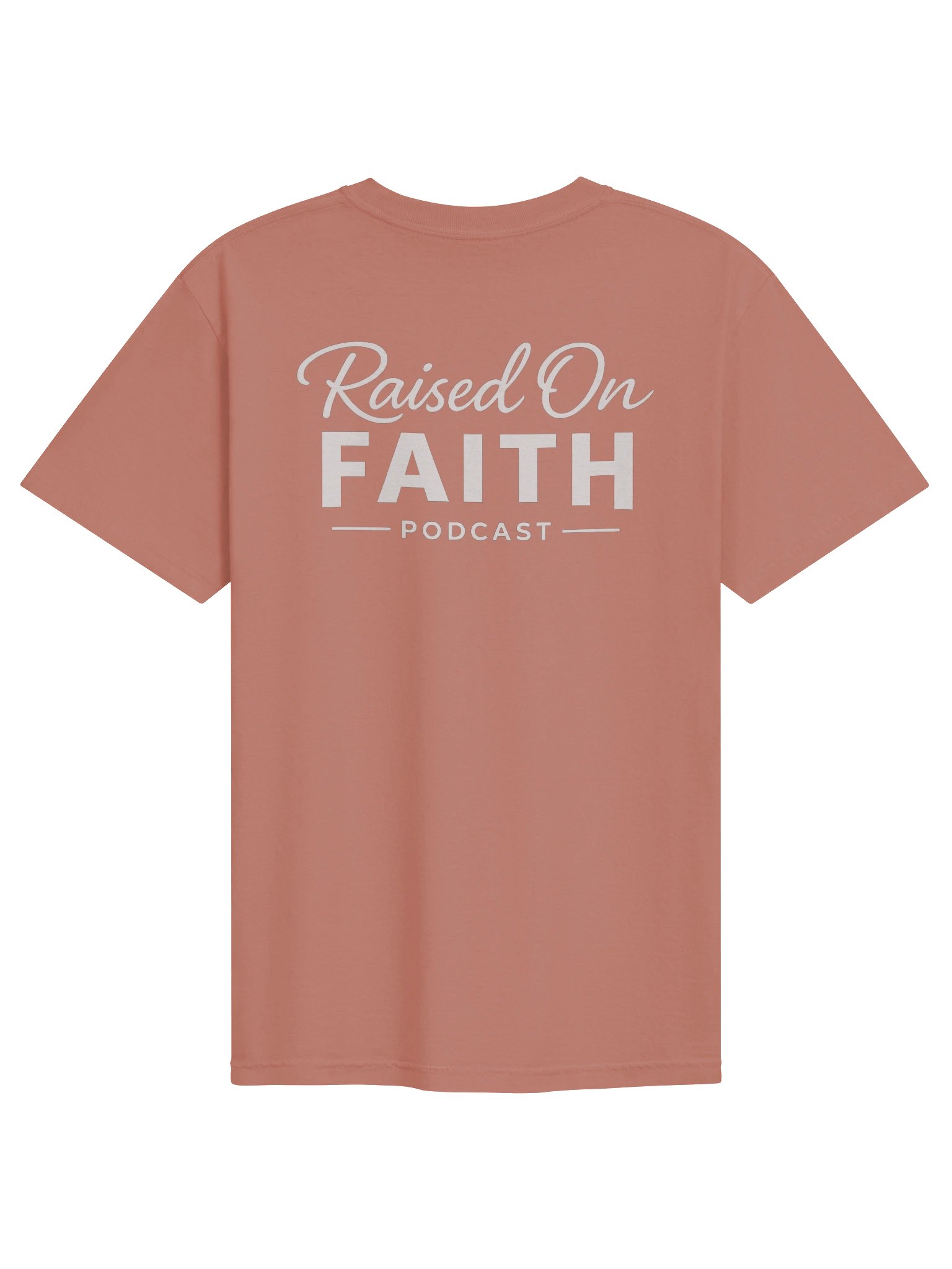Raised on Faith Tee - Rust/White product image (2)