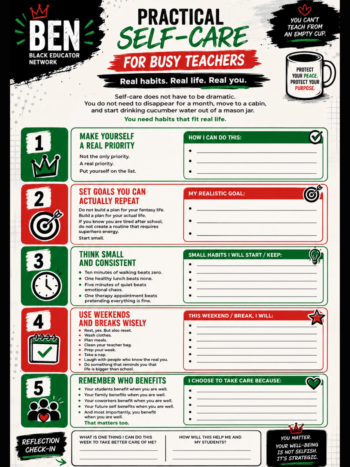Practical Self-Care for Busy Teachers product image (1)