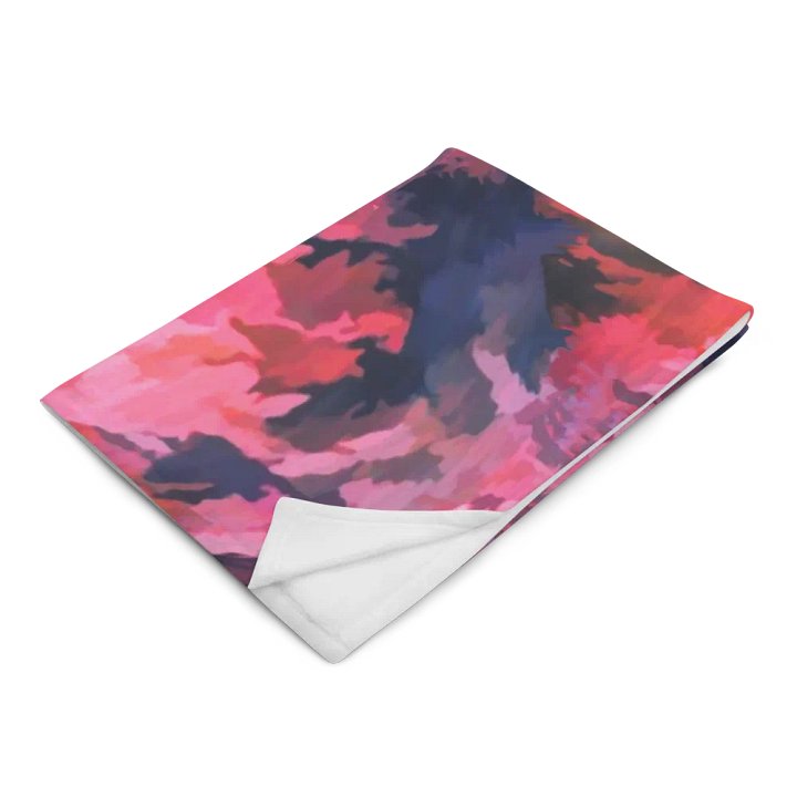 Pink Camo Throw Blanket product image (14)