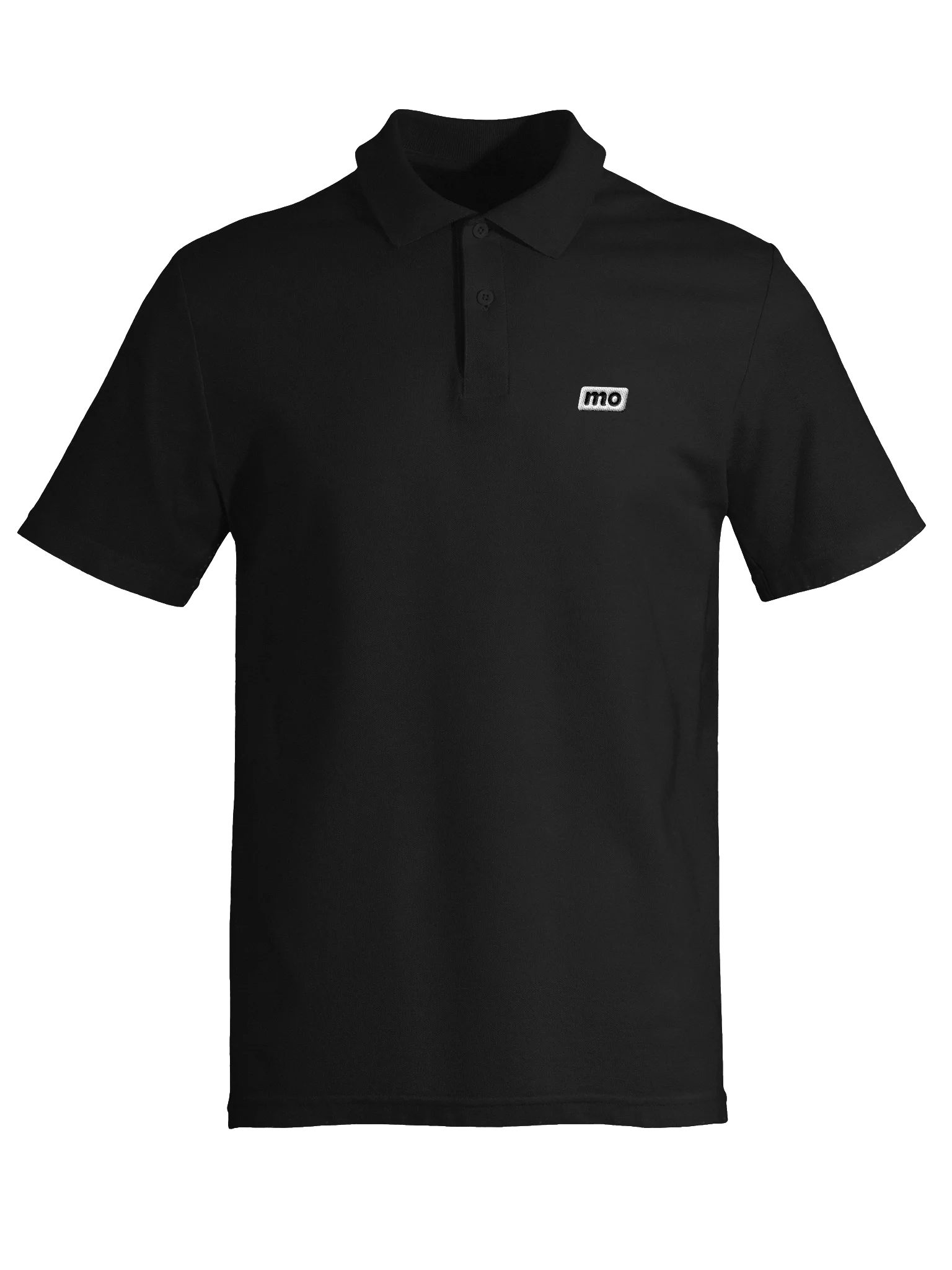 MO Pique Polo - White Embroidery product image (9)