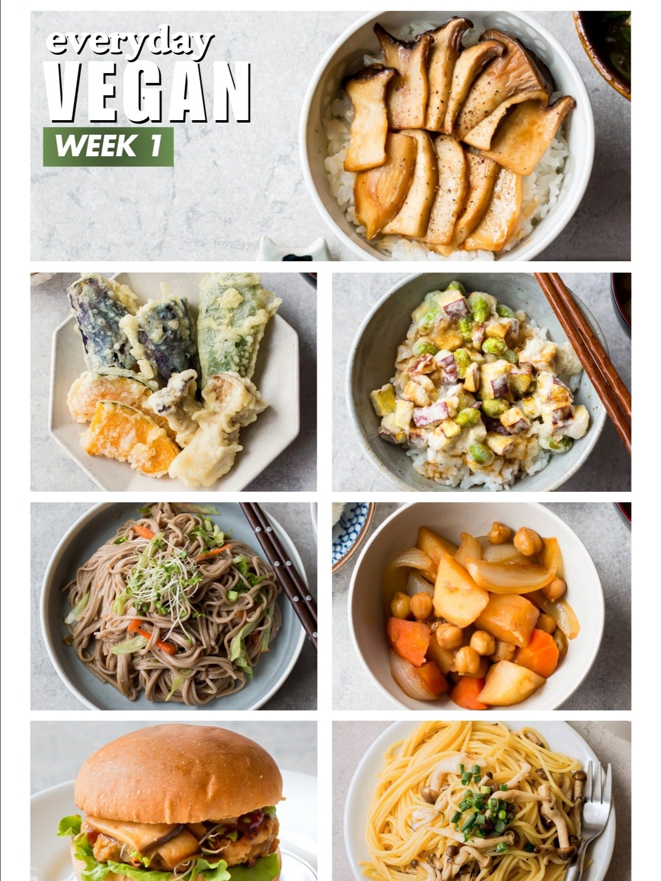 [eBook] Everyday Vegan: 14 Vegan Recipes with Japanese Flavors! (With Videos!) product image (3)